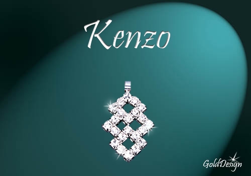 Kenzo - přívěsek stříbřený